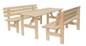 VIKING lavica - 150 cm 180 cm 200 cm ROJAPLAST