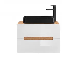 ArtCom Keramické umývadlo UM-6275 SLIM 2 |  čierna 60 cm