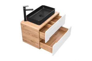 ArtCom Keramické umývadlo UM-6275 SLIM 2 |  čierna 60 cm