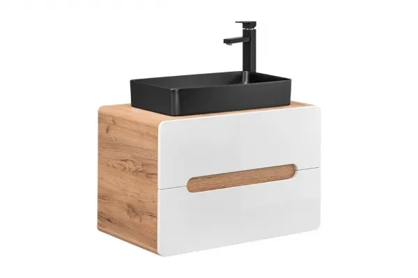 ArtCom Keramické umývadlo UM-6275 SLIM 2 |  čierna 60 cm