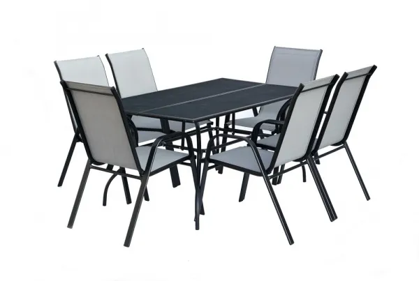 Záhradné kreslo XT1012C sivé