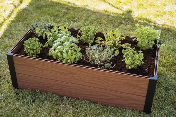 Vyvýšený záhon Keter Hedge Trough hnedý
