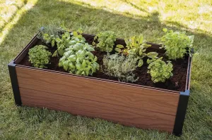 Vyvýšený záhon Keter Hedge Trough hnedý