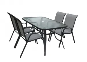 Záhradné kreslo XT1012C sivé