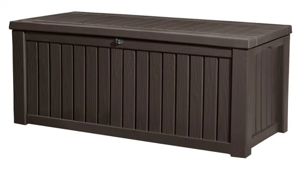 Zahradný úložný box Keter Rockwood 570 l hnedý