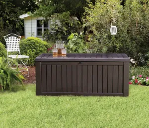 Zahradný úložný box Keter Rockwood 570 l hnedý