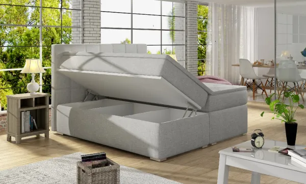 ArtElta Manželská posteľ ALICE Boxspring | 140 x 200 cm Alice rozmer: 140x200 cm, Alice farba: Soft 33
