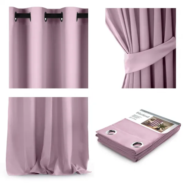 ArtFlhf Tieniaci záves BLACKOUT EYELETS K | 140 x 270 cm Farba: Horčicová