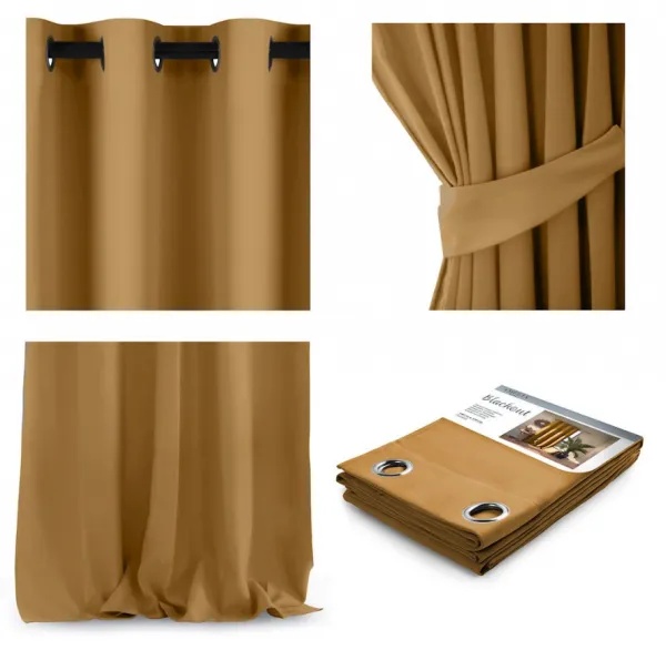 ArtFlhf Tieniaci záves BLACKOUT EYELETS K | 140 x 270 cm Farba: Ružová