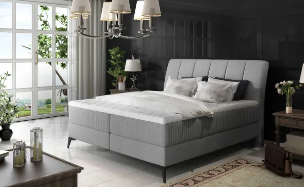 ArtElta Manželská posteľ ADERITO Boxspring | 140 x 200 cm Farba: Kronos 29/Kronos 29
