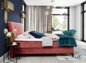 ArtElta Manželská posteľ ADERITO Boxspring | 140 x 200 cm Farba: Kronos 29/Kronos 29
