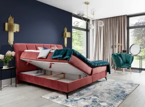 ArtElta Manželská posteľ ADERITO Boxspring | 140 x 200 cm Farba: Kronos 29/Kronos 29