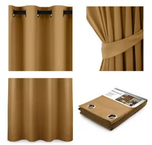 ArtFlhf Tieniaci záves BLACKOUT EYELETS K | 140 x 245 cm Farba: Silver