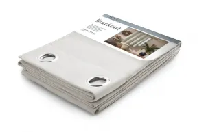 ArtFlhf Tieniaci záves BLACKOUT EYELETS K | 140 x 245 cm Farba: Silver