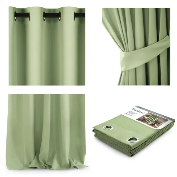 ArtFlhf Tieniaci záves BLACKOUT EYELETS K | 140 x 270 cm Farba: Ružová