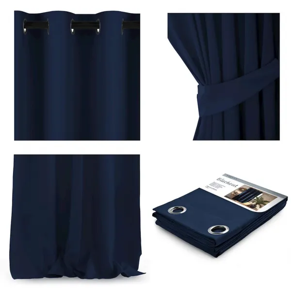 ArtFlhf Tieniaci záves BLACKOUT EYELETS K | 140 x 270 cm Farba: Ružová