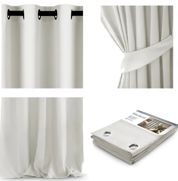 ArtFlhf Tieniaci záves BLACKOUT EYELETS K | 140 x 270 cm Farba: Ružová