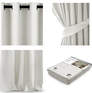 ArtFlhf Tieniaci záves BLACKOUT EYELETS K | 140 x 270 cm Farba: Ružová