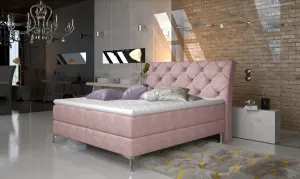 ArtElta Manželská posteľ ADEL Boxspring | 140 x 200 cm Farba: Monolith 09