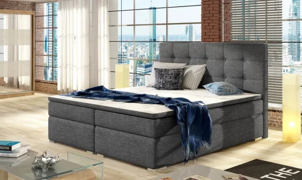 ArtElta Manželská posteľ INEZ Boxspring | 140 x 200 cm Farba: Soft 17