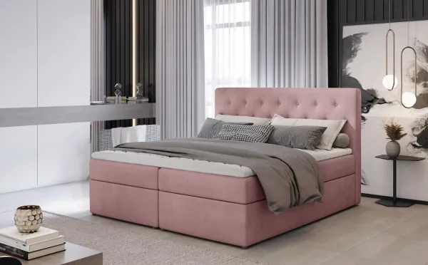 ArtElta Manželská posteľ LOREE Boxspring | 140 x 200 cm Farba: Dora 21