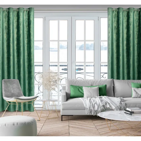 ArtFir Tieniaci záves MARSALA K | zelená 140 x 250 cm
