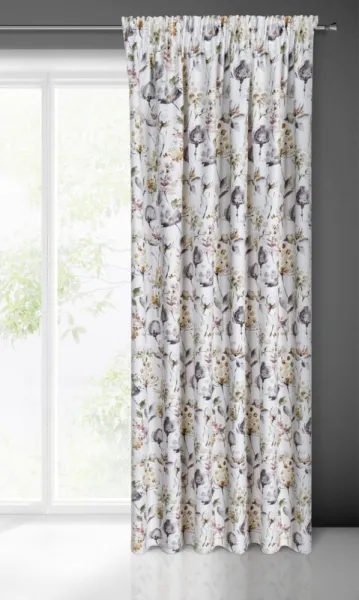 ArtFir Tieniaci záves ZOJA P | kvety 140 x 270 cm