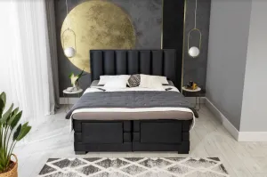 ArtElta Manželská posteľ VEROS Boxspring | elektrická polohovateľná 140 x 200 cm Farba: Poco 04
