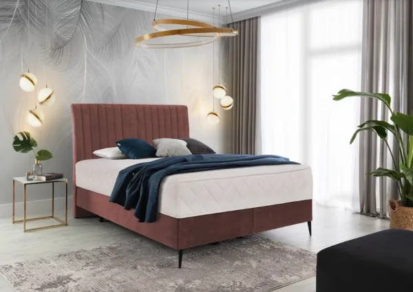 ArtElta Manželská posteľ BLANCA Boxspring | 140 x 200 cm Farba: Lukso 38