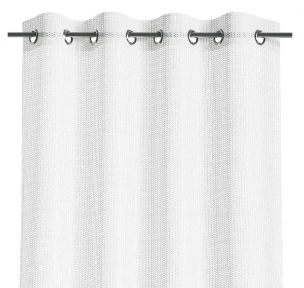 ArtFlhf Tieniaci záves OLVA EYELETS K | biela 140 x 250 cm