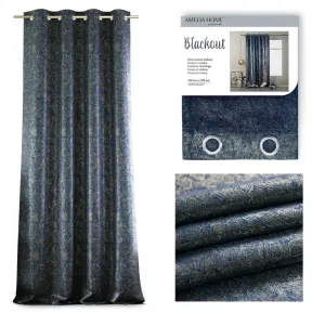 ArtFlhf Tieniaci záves BLACKOUT VERAS K | 140 x 250 cm Farba: Silver