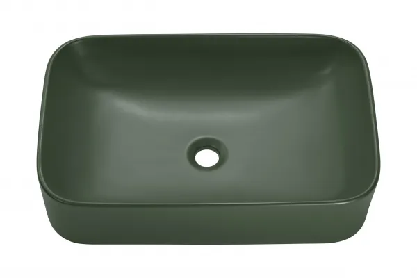 ArtCom Keramické umývadlo KAMA MFG-60 | zelená 60 cm