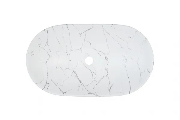 ArtCom Keramické umývadlo LENA MW17 | biela 60 cm