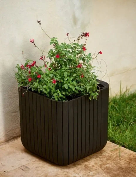 KETER Kvetináč BRICK PLANTER SM | hnedá