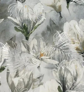 ArtFir Tieniaci záves SANDY P | kvety 140 x 300 cm