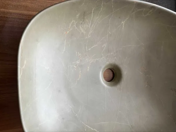 ArtCom Keramické umývadlo ANNA MY1 | sivozelená 50 cm