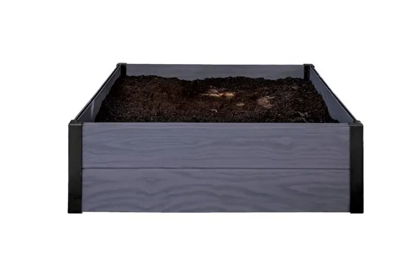 Vyvýšený záhon Keter Hedge Square sivý