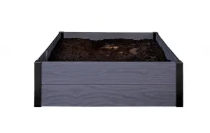 Vyvýšený záhon Keter Hedge Square sivý