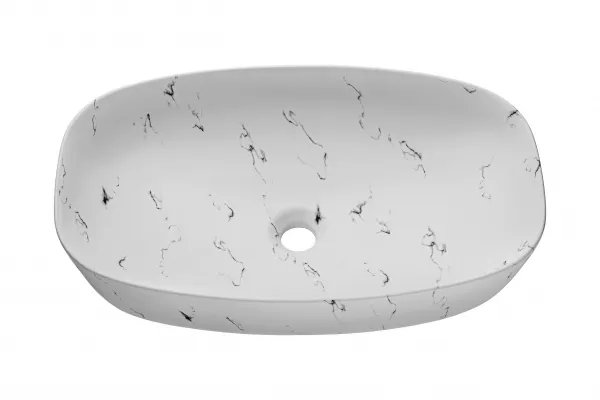ArtCom Keramické umývadlo MEGI MW13 | biela 60 cm