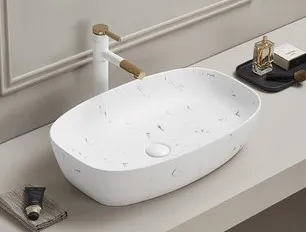 ArtCom Keramické umývadlo MEGI MW13 | biela 60 cm