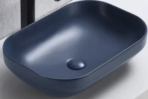 ArtCom Keramické umývadlo NELI MNB | modrá 50 cm