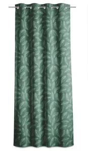 Záves AmeliaHome Calm s priechodkami 140x250 zelený