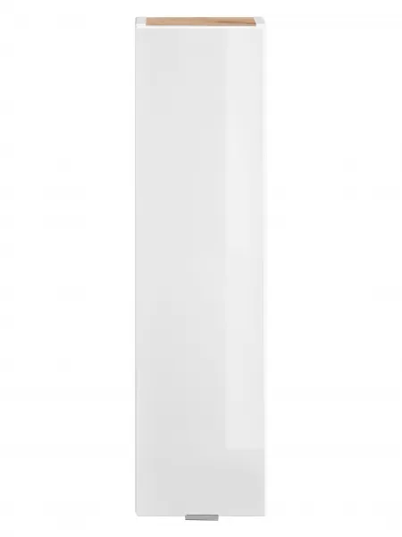 Comad Závesná kúpeľňová skrinka Capri 830 1D biely lesk/dub kraft zlatý
