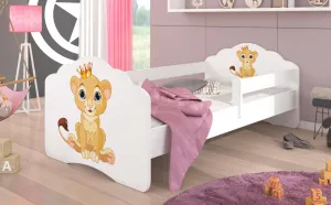 ArtAdrk Detská posteľ CASIMO | so zábranou Prevedenie: Mačička