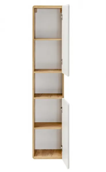 ArtCom Vysoká skrinka do kúpeľne ARUBA White 800