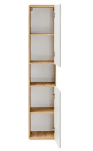 ArtCom Vysoká skrinka do kúpeľne ARUBA White 800