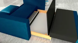 ArtElta Rozkladacia pohovka WAVE Farba: Paros 06