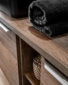 ArtCom Regál do kúpeľne SANTA FE Oak 81-01