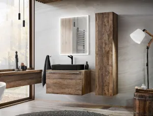 ArtCom Vysoká skrinka do kúpeľne SANTA FE Oak 80-01