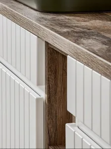 ArtCom Skrinka pod umývadlo ICONIC White 82-100 | 100 cm